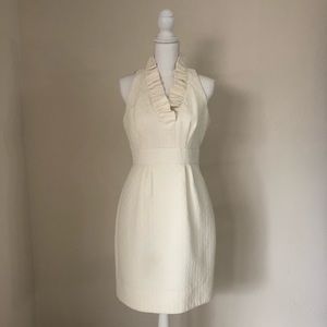 Taylor Ruffle Neckline Dress